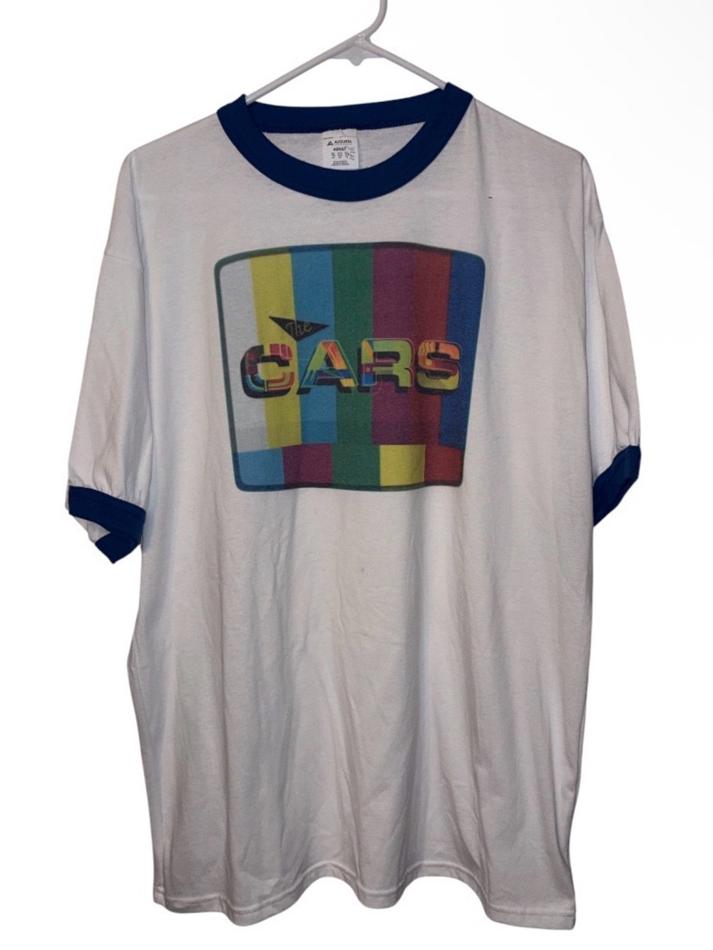 The Cars Band Graphic T-Shirt Size XL NWOT 80s Ringer